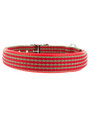 Kakadu Pet Red Rope Padded Collar View 1